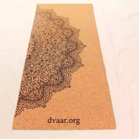 Dvaar Aabha - The Shakti Series of the Cork Mat (70 x 24 inches)