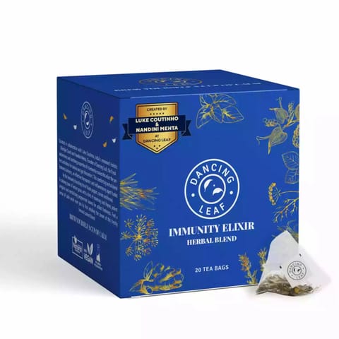 Dancing Leaf Immunity Elixir Herbal Blend 20 Tea Bags