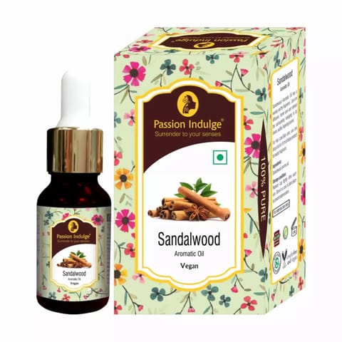 Passion Indulge Natural Sandalwood Aromatic Oil for Home Care and Fragrance Oil 10ml