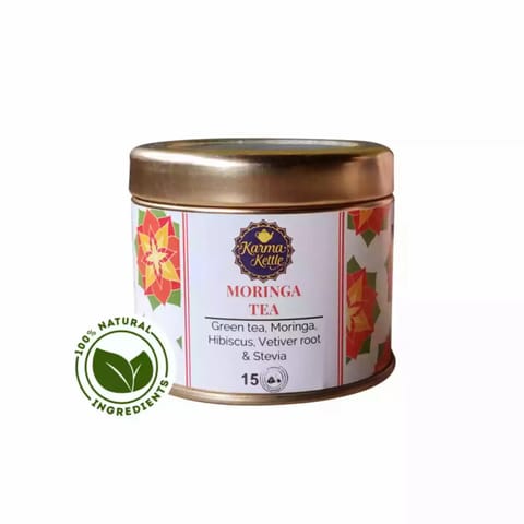 Karma Kettle Organic Ancient Healing Moringa Green Tea 30 gm