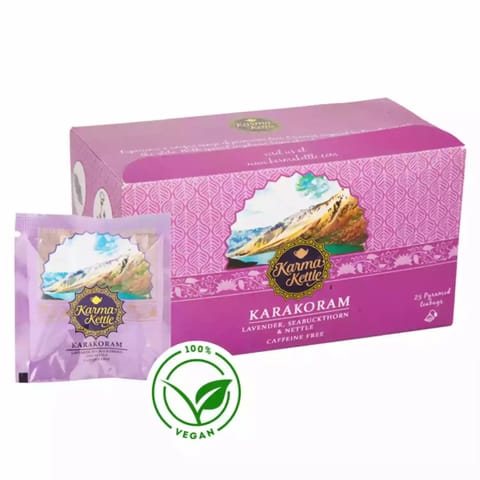 Karma Kettle Organic Karakoram Tisane 25 Pyramid Teabags