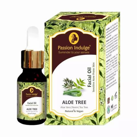 Passion Indulge Natural Aloe Tree Facial Oil | Anti Acne 10ml