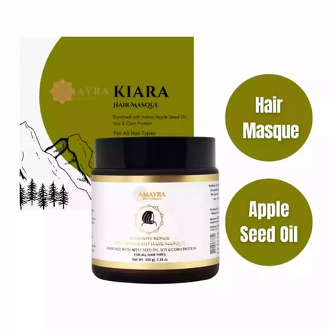 Amayra Naturals Kiara Apple Seed Oil Intensive Repair Hair Masque 100gm