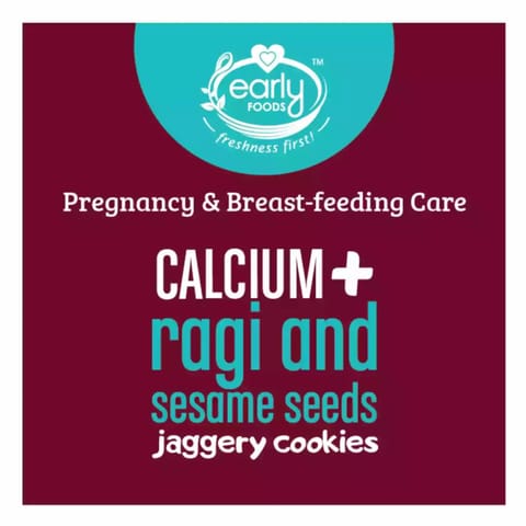 Early Foods and Ragi and Sesame Jaggery Cookies 150g