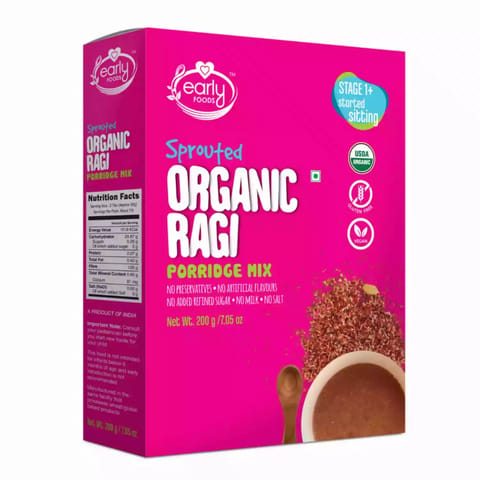 Early Foods and Sprouted Ragi Porridge Trial Pack of Dry Dates Powder Combo