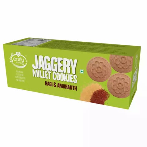 Early Foods and Ragi and Amaranth Jaggery Cookies 150g