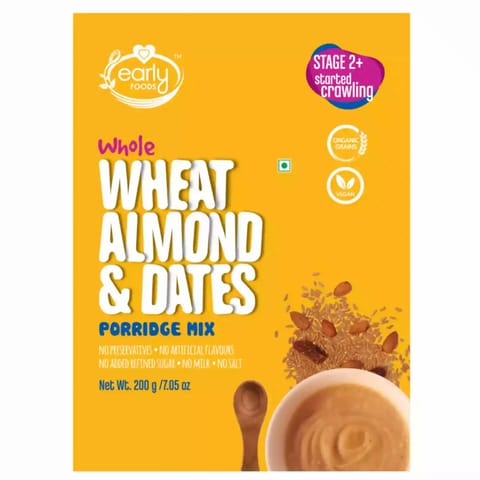 Early Foods Whole Wheat Almond and Date Porridge Mix 200g