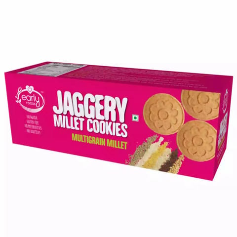 Early Foods Multi grain Millet Jaggery Cookies 150g