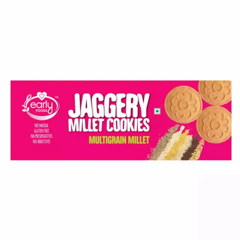 Early Foods Multi grain Millet Jaggery Cookies 150g