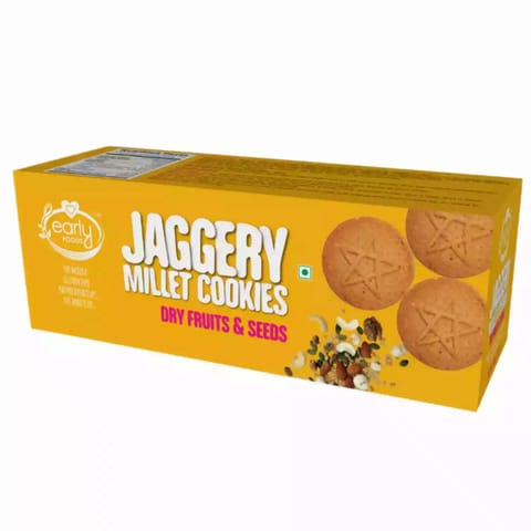 Early Foods and Dry fruits and Seeds Jaggery Cookies 150g