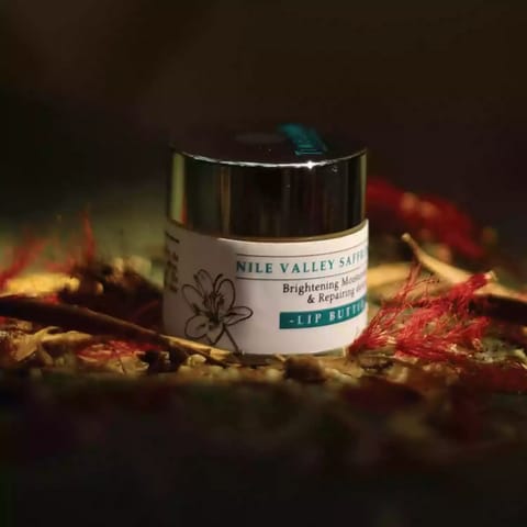 Nile Valley Saffron Unscented Brightening and Repairing Delicate Lip Butter 8 GM