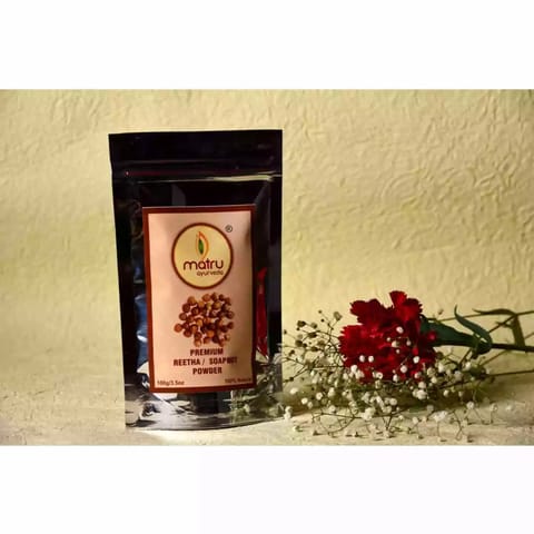 Matru Ayurveda Reetha Soapnut Powder for Hair Wash 100 gm
