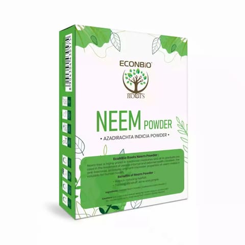 ECONBIO ROOTS Natural Neem Powder For Hair and Skin Treatment 100g Pack of 2