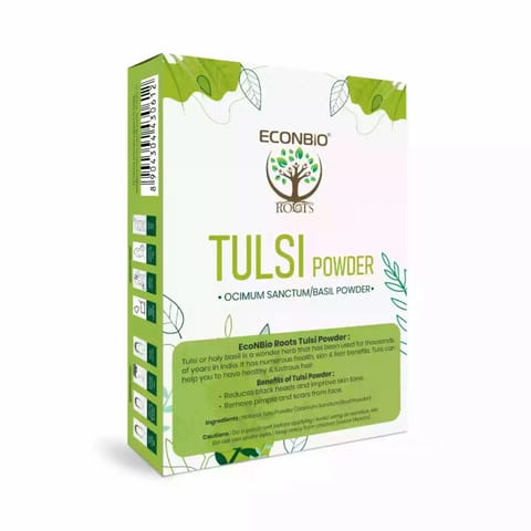 ECONBIO ROOTS Natural Tulsi Powder Hair and Skin Care 50g (Pack of 2)