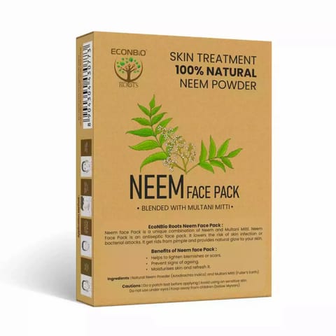 ECONBIO ROOTS Natural Neem Face Pack 50g Pack of 3