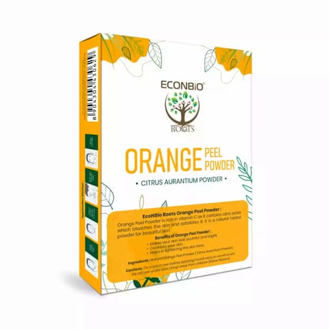 ECONBIO ROOTS Natural Orange Peel Powder For Skin Treatment 50 Pack of 2