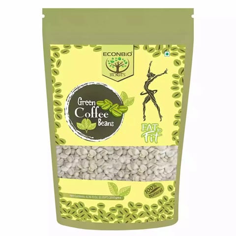 ECONBIO ROOTS Green Coffee Beans 200g Pack of 1