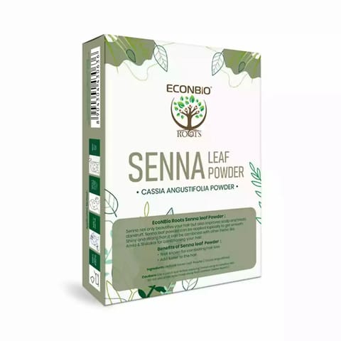 ECONBIO ROOTS Natural Senna Leaf Powder For Hair Treatment 100g Pack of 2