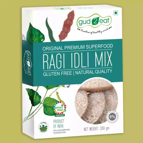 gud2eat Organic Ragi Idli Mix 200g*5