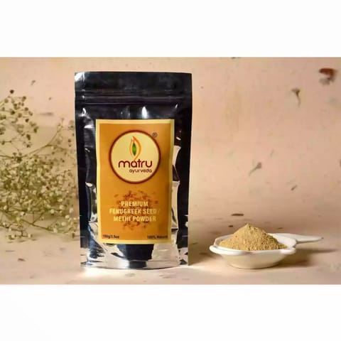 Matru Ayurveda Premium Fenugreek Seed Methi Powder 100 gm