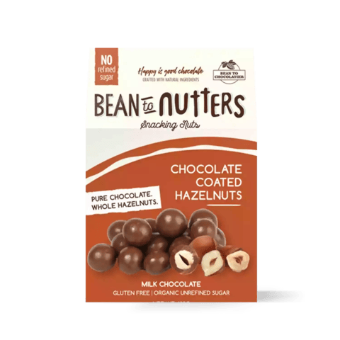 Bean To Nutters Milk Chocolate Coated Hazelnuts 100 gms