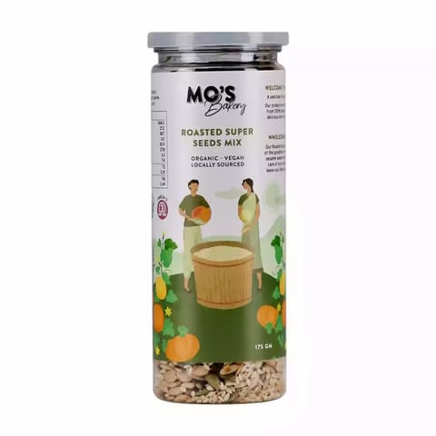 Mos Bakery Roasted Super Seeds Mix Tall Jar 175g