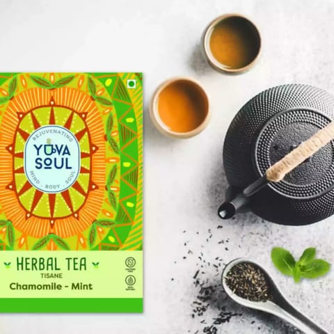 Yuva Soul Chamomile Mint Tea 75 gms 50 cups