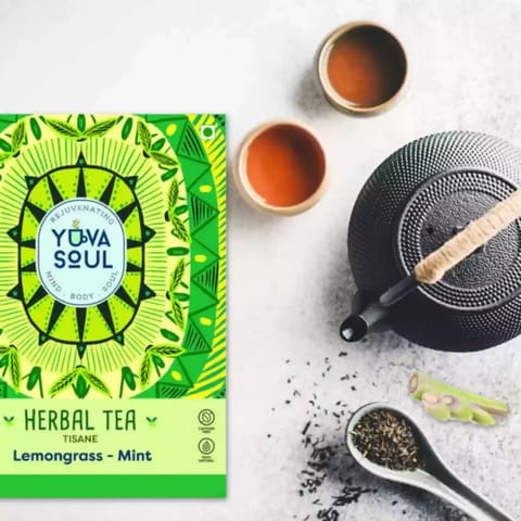 Yuva Soul Lemongrass Mint Tea 75 gms
