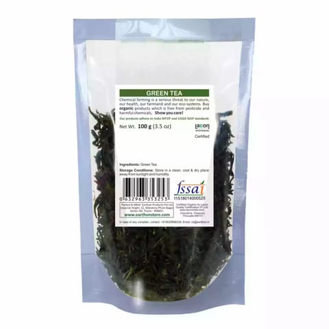 Earthon Organic Green Tea Premium 100g