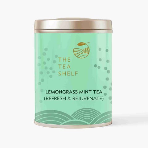 The Tea Shelf Lemongrass Mint Green Tea 50 gms