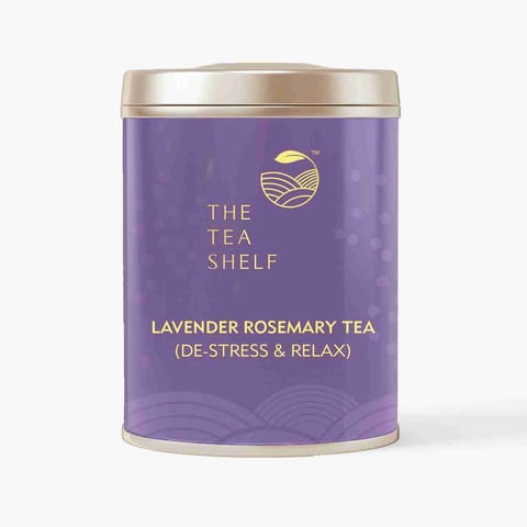 The Tea Shelf Lavender Rosemary Black Tea 50 gms