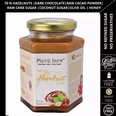 Meve Jars Hazelnut Chocolate Spread 350 gms