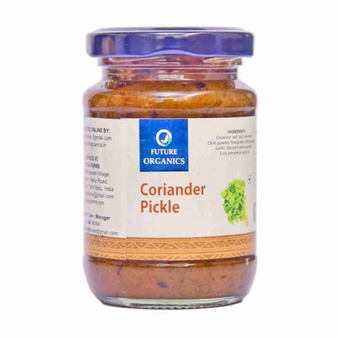 Future Organics Coriander Pickle 160 gms each Pack of 2