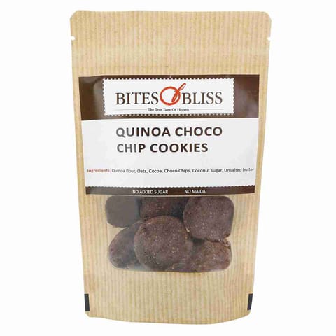 Bites of Bliss Quinoa Choco Chip Cookies10 pcs 130 gms, Pack of 2