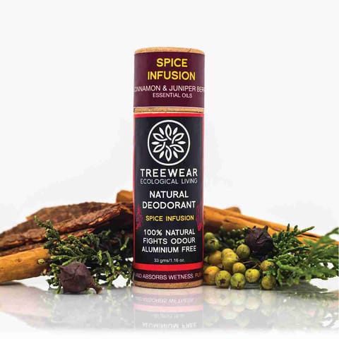 TreeWear Spice Infusion Natural Deodorant