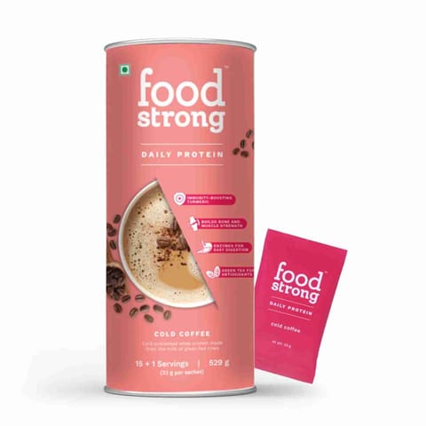 Foodstrong Daily Protein Cold Coffee 529 gms