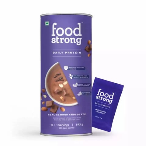 Foodstrong Daily Protein Real Almond Chocolate