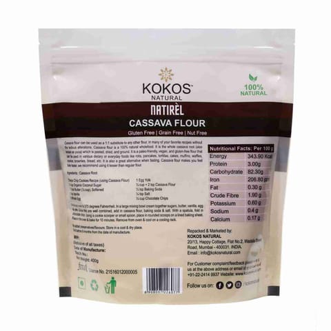 Kokos Natural Natir?l Cassava Flour 400g