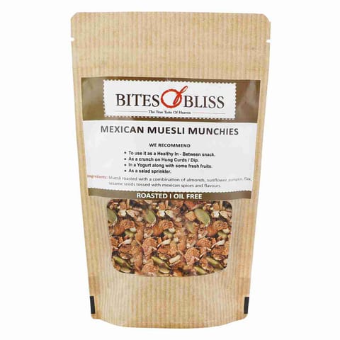 Bites of Bliss Mexican Muesli Munchies 150gm, Pack of 2