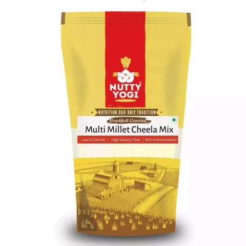 Nutty Yogi  Multi millet Cheela Mix 400 gms pack of 2