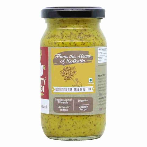 Nutty yogi Bengali Mustard Kasundi 250 gms