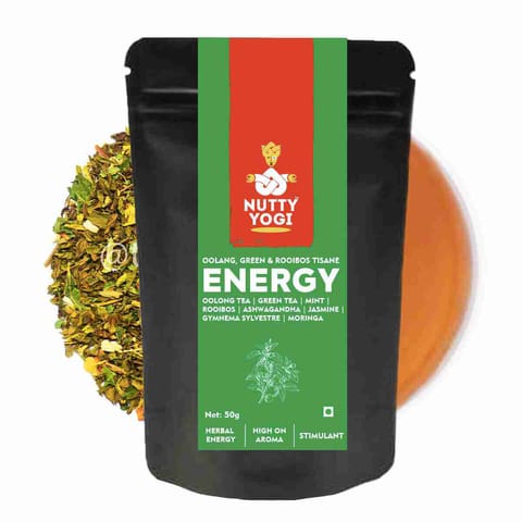 Nutty Yogi Green Energy Tea 50 gms