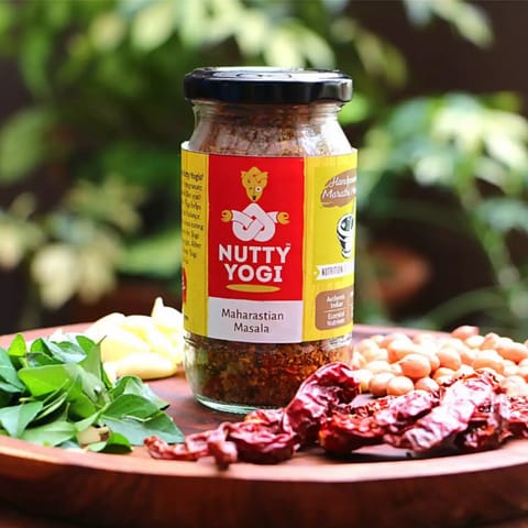 Nutty Yogi Maharastrian Masala 125 gms pack of 2
