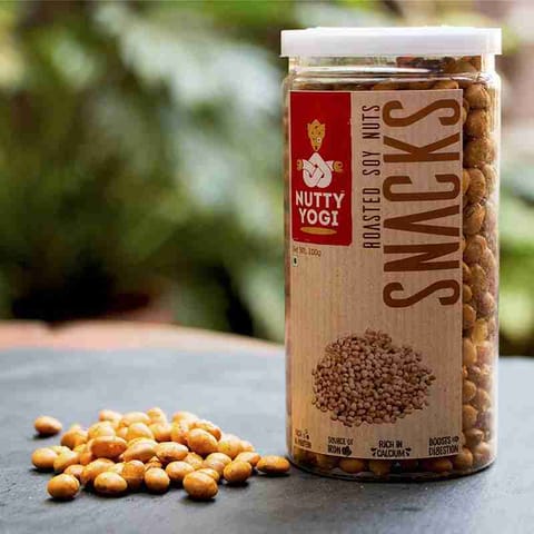 Nutty Yogi Roasted Soy Nuts 100g pack of 4
