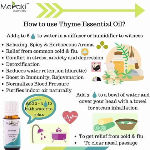 Meraki Essentials Thyme Essential Oil 10 ml