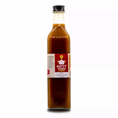 Nutty Yogi Apple Cider Vinegar With Honey Garlic Ginger and Lemon 500 ml