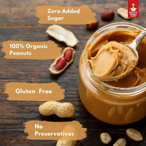 Nutty Yogi Peanut Butter 200 gms pack of 2