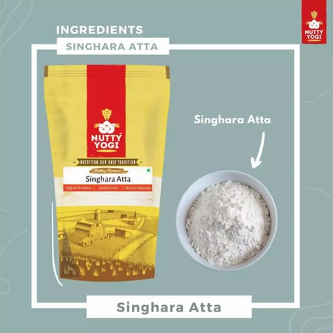 Nutty Yogi Gluten Free Singhara Flour 500 gms