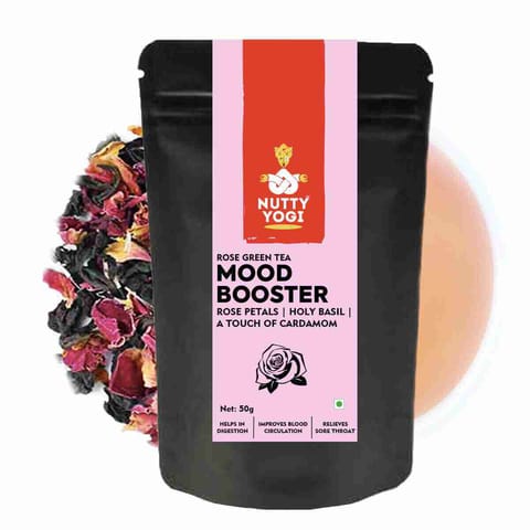 Nutty Yogi Mood Booster Tea 50 gms pack of 2