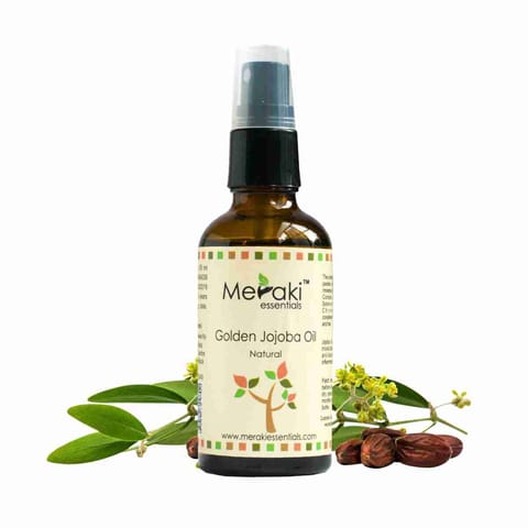 Meraki Essentials Unrefined Golden Jojoba Natural Oil 50 ml